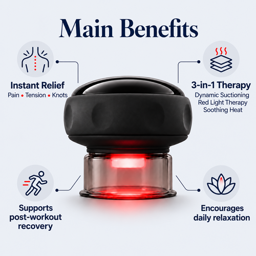 Smart cupping massager